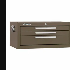 KENNEDY 2603B Mechanics Chest Base 3 Drawer, 26 Inch Brown Wrinkle | CD4MYN