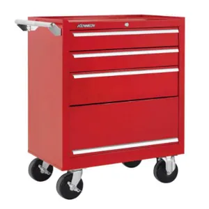 KENNEDY 273XR Rolling Tool Cabinet 27 Inch, Industrial Red, 3 Drawers | CD4MVL