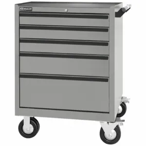 KENNEDY 295MPGY Rolling Cabinet, Industrial Grey, 29 Inch Width X 20 Inch Depth X 40 Inch Height, Black | CR6KZD 801A45