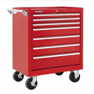 KENNEDY 297XR Rolling Cabinet 29 x 20 x 35 Inch Red | CD4VBN 5CFG2