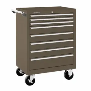 KENNEDY 378XB Rolling Cabinet 27 x 18 x 39 Inch Brown | CD4VBG 3WE10