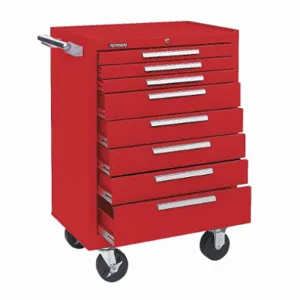 KENNEDY 378XR Rolling Cabinet 27 x 18 x 39 Inch Red | CD4VBL 5CFF8