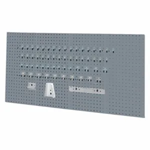 KENNEDY 50004UGY Pegboard Panel Kit, With 120 Lbs. Load Capacity, 36 Inch H x 18 Inch W, Gray | CD3TDR 54HC09