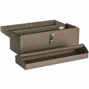KENNEDY 5220B Tool Box With Tray, 20 Inch Brown Wrinkle | CD4MYR