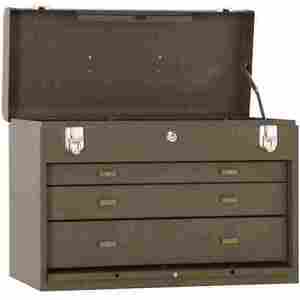 KENNEDY 620B Top Chest, 13-5/8 x 20-1/8 x 8-1/2 Inch Size, Number of Drawers 3, Brown | CD3YNA 54DM39