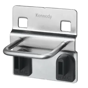 KENNEDY 99831 Pliers/Wrench Tool Holder, Hanging Mounting Type, Silver, Finish Bright Zinc | CD3LLJ 54HA85