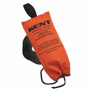 KENT SAFETY 152500-200-999-17 Ring Buoy Line Bag With 100ft Rope, Polyester/Polyethylene, 100 ft Length | CR6LCH 59MF08