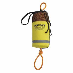 KENT SAFETY 152800-300-100-13 Rescue Throw Bag, With 100ft Rope, Polyester/Polyethylene, 100 ft L | CR6KZL 59MD28