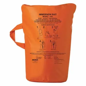 KENT SAFETY 154200-200-004-13 I mmersion Suit Replacement Bag, Universal, Orange | CR6LCD 59ME29