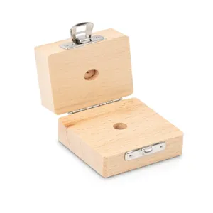 KERN AND SOHN 317-030-100 Wood Weight Case, Button/Compact Weight, 5g | CE8FGG