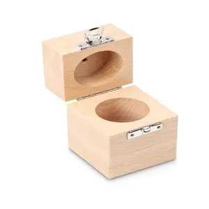 KERN AND SOHN 317-090-100 Wood Weight Case, Button/Compact Weight, 500g | CE8FHH