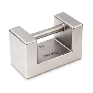 KERN AND SOHN 346-09 Test Weight, 50Kg, Stainless Steel | CE8GBF