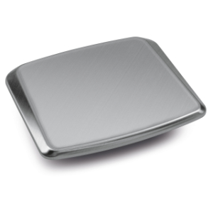 KERN AND SOHN EMS-A01 Weighing Plate, 180 x 195mm Weighing Surface, Stainless Steel | CE8JJD