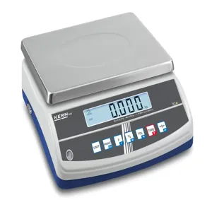 KERN AND SOHN GAB 12K0.1N Bench Scale, 12000g Max. Weighing, 0.1g Readability | CE8JUZ