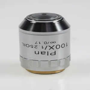 KERN AND SOHN OBB-A1241 Infinity Planachromatic Objective Lens, 100x Magnification | CE8KTB