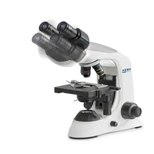 KERN AND SOHN OBE 122 Transmitted Light Microscope, Binocular Tube Type, 4x, 10x, 40x Magnification | CE8LAK