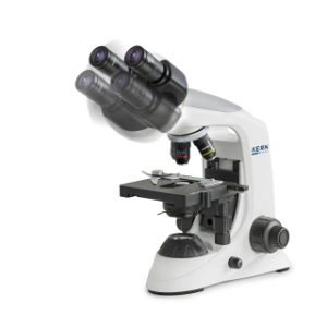 KERN AND SOHN OBE 132 Transmitted Light Microscope, Binocular Tube Type, 4x, 10x, 40x, 100x Magnification | CE8LAN