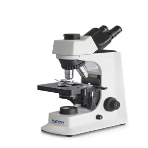 KERN AND SOHN OBL 137 Transmitted Light Microscope, Trinocular Tube Type, 4x, 10x, 40x, 100x Magnification | CE8LBN