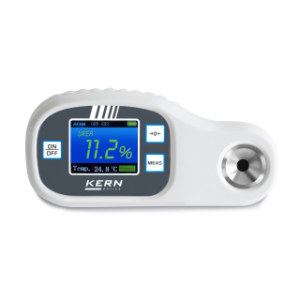 KERN AND SOHN ORF 5UM Digital Refractometer, 2 x 1.5V AAA Battery | CE8LHW