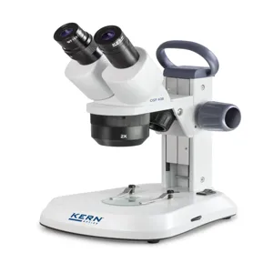 KERN AND SOHN OSF 438 Stereomicroscope, Binocular Tube Type, 1x, 2x, 3x Magnification | CE8LJJ