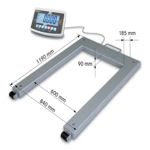 KERN AND SOHN UFB 1.5T0.5M Pallet Balance, 1500Kg Max. Weighing, 500g Readability | CE8MEU