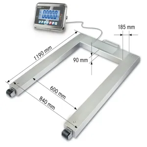 KERN AND SOHN UFN 1.5T0.5IPM Pallet Scale, 1500Kg Max. Weighing, 500g Readability | CE8MEY