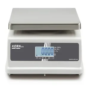 KERN AND SOHN WTB 10K-3N Compact Balance, 15000g Max. Weighing, 2g Readability | CE8MFR