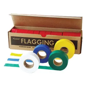 KESON FTO Flagging Tape, Orange, 300 ft. Length | CM7UZE