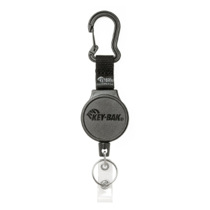 KEY-BAK 0006-0824 Retractable Keychain, With Carabiner, 90cm Reach | CJ6NQY