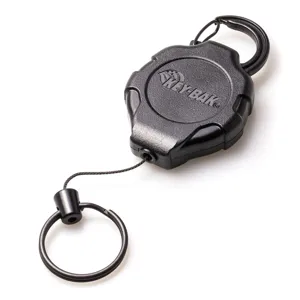 KEY-BAK 0KR2-4A11 Retractable Keychain, Heavy Duty, 90cm Reach | CJ6NQV