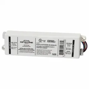 KEYSTONE TECHNOLOGIES KTLD-20-UV-SC730-56-VDIM-AF4-CP LED Driver, 1 Bulbs Supported, 120 to 277V AC, 10 to 56 V DC, 200 to 730 mA | CR6MGH 61DA19