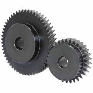 KHK GEARS KHG1.5-36R Ground Helical Gear, Right Hand, Module m 1.5, Black Oxide-Coated Except Teeth, 36 Teeth | CR6PTE 793A16