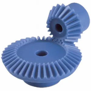 KHK GEARS PB1.25-4020 Bevel Gear, Straight, Gear Ratio 2, Module m 1.25, 40 Teeth, Nylon, 10 mm Bore Dia | CR6MPY 793CA4