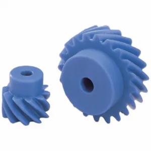 KHK GEARS PN1.5-13R Screw Gear, Right Hand, Module M 1.5, Nylon, 8 mm Bore Dia, 13 Teeth | CR6NET 793CH6