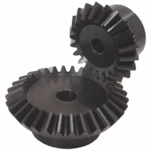 KHK GEARS SB1.25-4515 Bevel Gear, Straight, Gear Ratio 3, Module m 1.25, 45 Teeth, Black Oxide-Coated Steel | CR6MRR 793D61