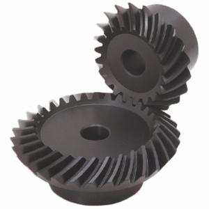 KHK GEARS SBS2.5-1845L Spiral Bevel Gear, Gear Ratio 2.5, Left Hand, Module M 2.5, 18 Teeth, 12 mm Bore Dia | CR6MVD 793DD2