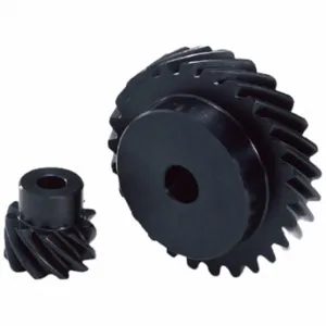 KHK GEARS SN4-20R Screw Gear, Right Hand, Module M 4, Black Oxide Coated Carbon Steel, 20 mm Bore Dia | CR6NGU 793CV6