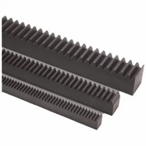 KHK GEARS SR1.5-100 Gear Rack, Rectangular, Module m 1.5, 100 mm Length, Black Oxide Coated Carbon Steel | CR6NLC 792YY8