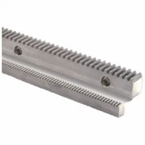 KHK GEARS SUR1-500 Gear Rack, Rectangular, Module, 500 mm Length, Stainless Steel, 20 Deg Pressure Angle | CR6NLT 792Z12