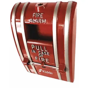 KIDDE K-270-DPO Fire Alarm Pull Station, Red, 2-1/2 Inch D | CD2MQM 405F16