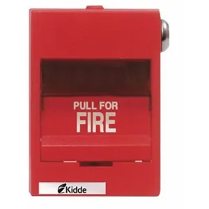 KIDDE K-277B-1110 Fire Alarm Pull Station, Red, 3-3/8 Inch D | CD2MQT 405F21