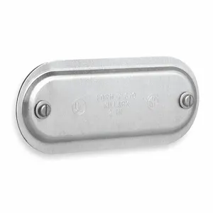 KILLARK 370 Conduit Access Fitting Cover, Steel, Galvanized, 1 Inch Size | CH9YLK 2MY58