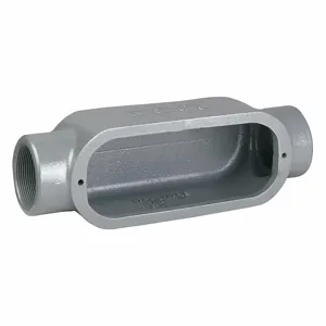 KILLARK C38 Conduit Outlet Body, Iron, 1 Inch Size, C Body, 12.2 cu. Inch Capacity | CH9XGX 49ZW96