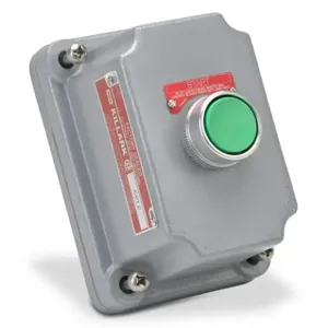 KILLARK FXCS-0B1 Pushbutton, Green, Momentary, 1 N.O. Contact | CV6VHQ