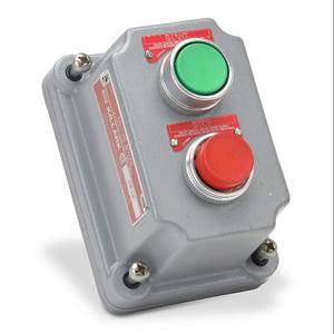 KILLARK FXCS-0B4U Pushbutton, Red/Green, Momentary, 1 N.O/1 N.C. And 1 N.O/1 N.C. Contact | CV6VHV