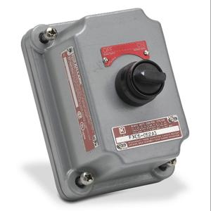 KILLARK FXCS-0S2A1 Single Selector Switch, Knob, 2-Position, 1 N.O./1 N.C. Contact, Black | CV6XLB