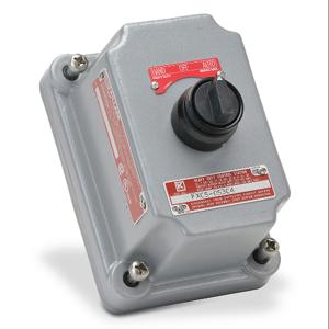 KILLARK FXCS-0S3C4 Single Selector Switch, Knob, 3-Position, 1 N.O./1 N.C. Contact, Black | CV6XLE