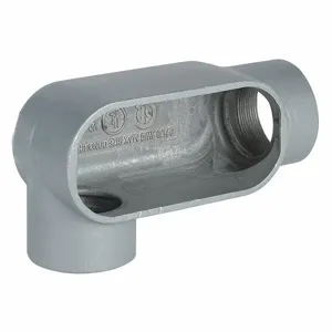 KILLARK LR87 Conduit Outlet Body, Iron, 3 Inch Size, LR Body, 131.5 cu. Inch Capacity | CH9XFC 49ZW91