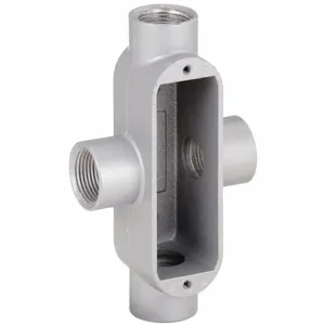 KILLARK OX-3 Conduit Outlet Body, Aluminum, 1 Inch Size, X Body, 12 cu. Inch Capacity | CH9XJV 49ZW47