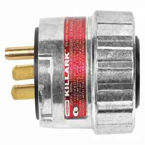 KILLARK UGP-15231QWWW Plug, 125VAC, 15A, 1 hp, 3 Wires, 2 Poles | CH6RVN 467K77